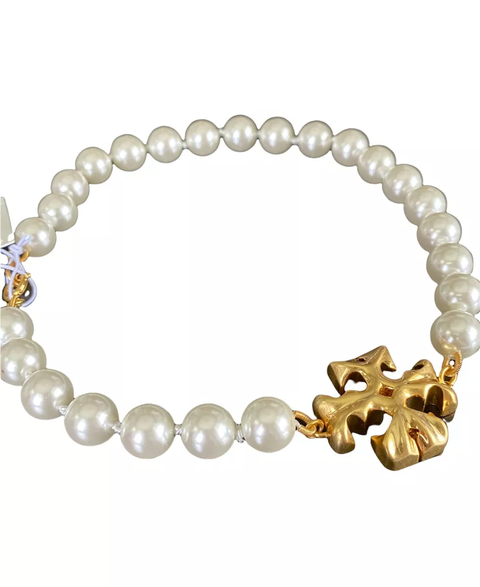 Tory burch roxanne pearl necklace deals