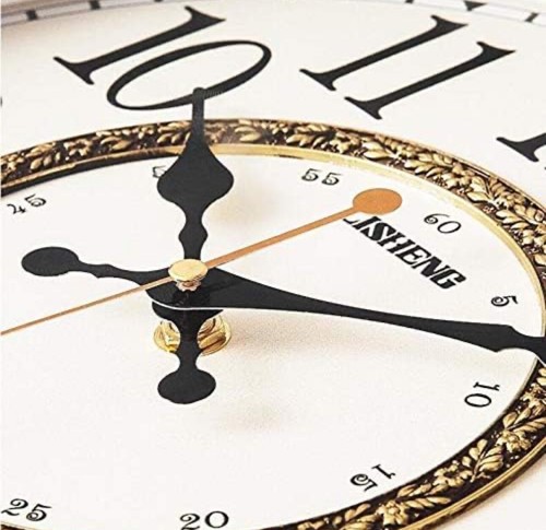 Elegant, Traditional, Decorative, Hand Painted Modern Grandfather Wall Clock - Picture 9 of 10