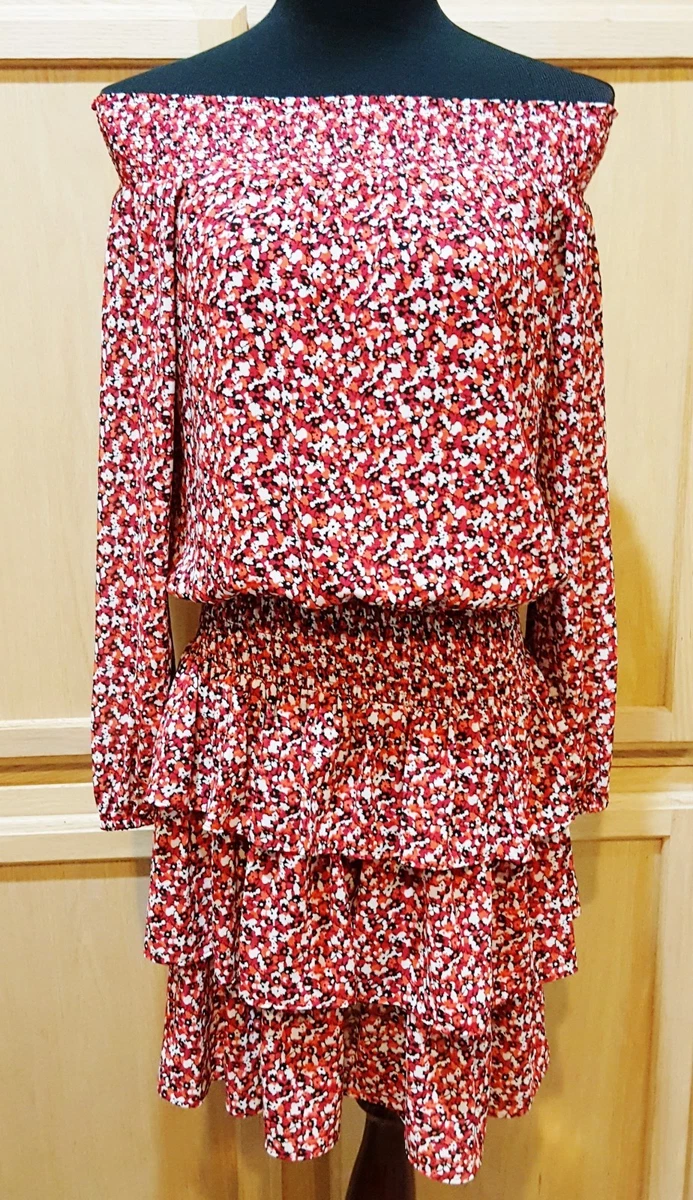 Michael kors cheap tiered dress