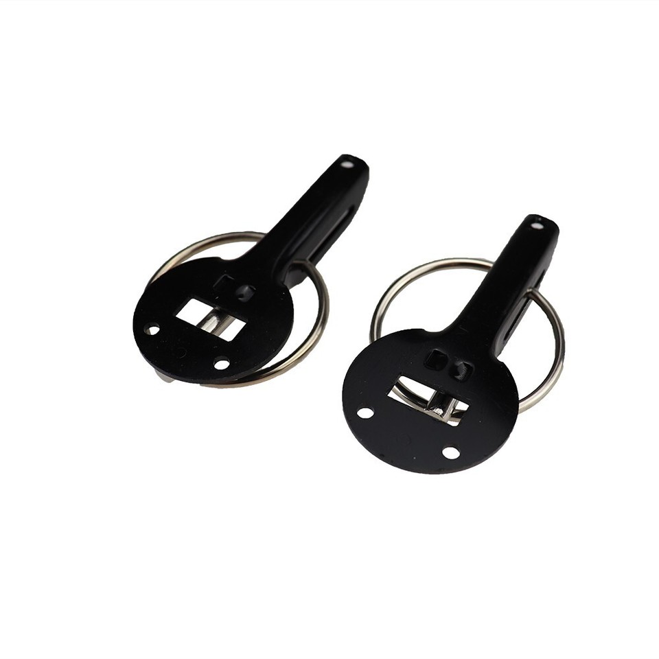 Car Universal Black Hood Pin Pins Lock Alloy Steel Mount Bonnet Latch ...