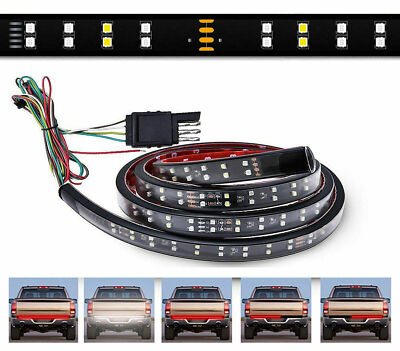 For Dodge Ram 1500 2500 5-Functions 60'' LED Truck Strip Rear Tailgate Light Bar