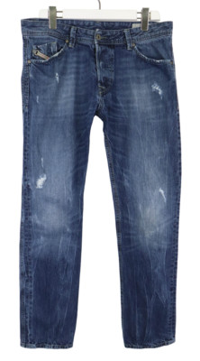 Diesel Darron Regular Slim-Tapered 0R0LM Herrenjeans W33/L32 Neu Distressesd