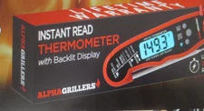 Alpha Grillers Instant Read Meat Thermometer for Cooking & Grilling