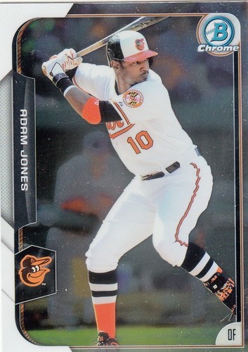 2015 Bowman Chrome - Adam Jones #113 - Orioles - kostenloser Versand