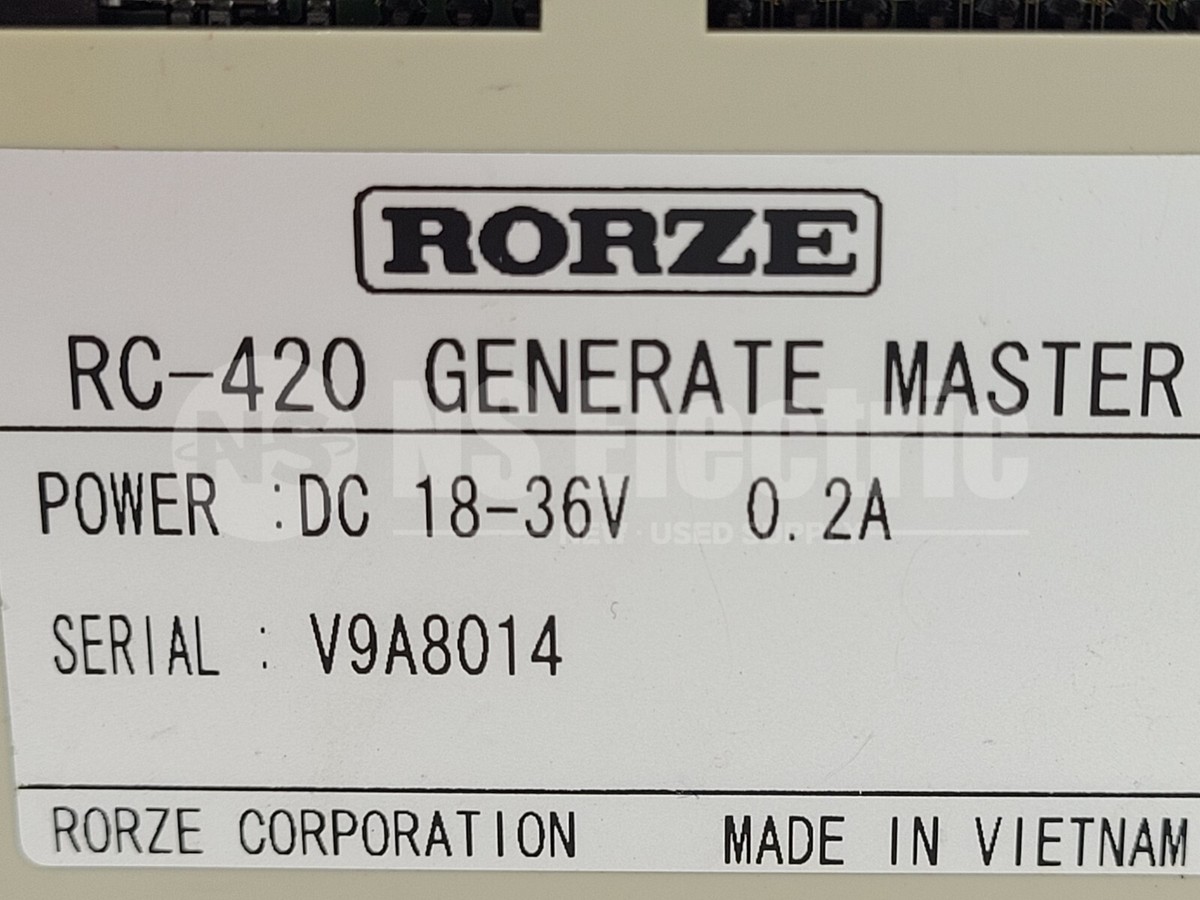 RORZE RC-420 GENERATE MASTER | eBay