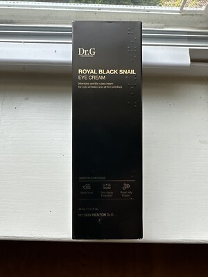 New! DR.G Royal Black Snail Eye Cream 30mL 1.01 oz. Anti-Aging Wrinkle Care NIB!