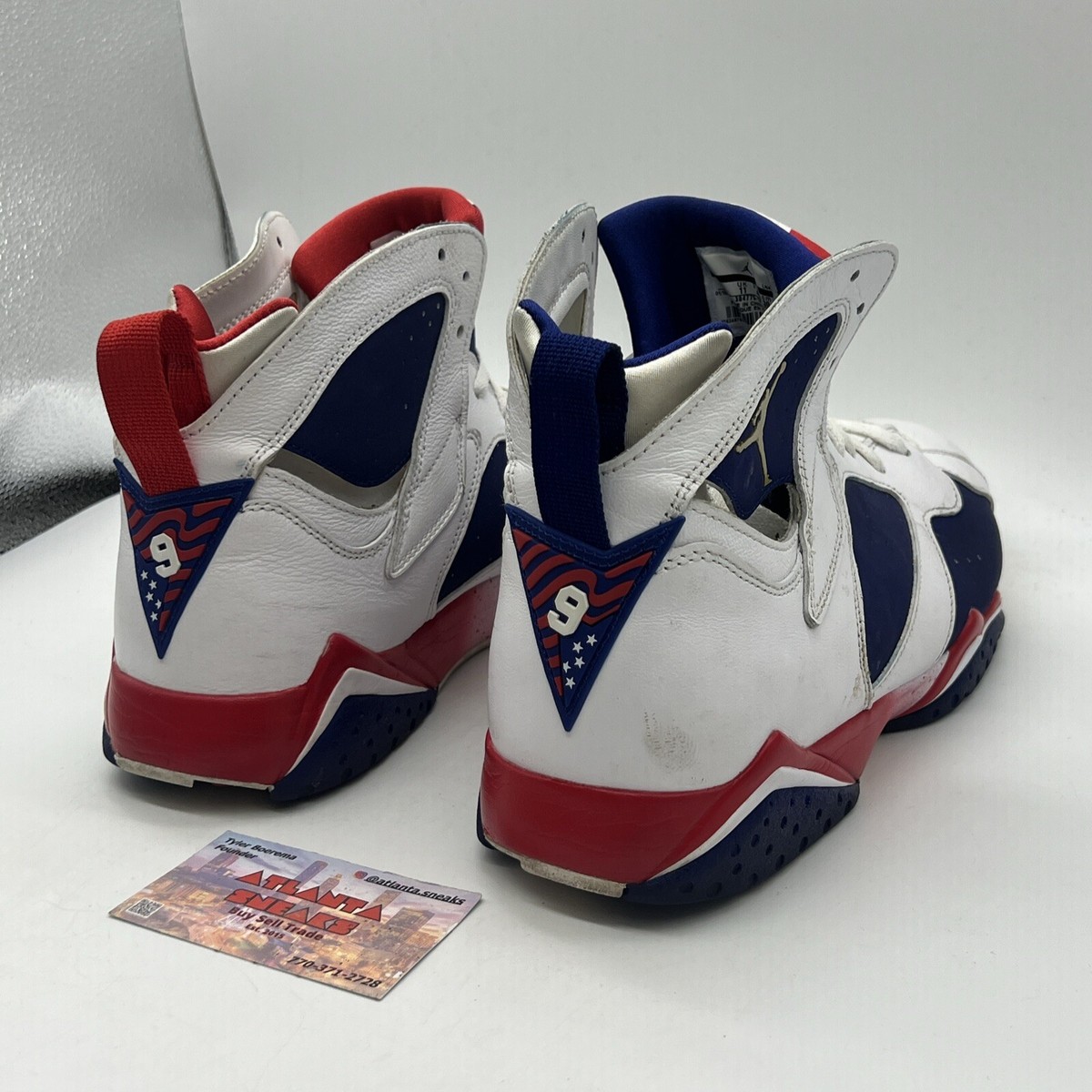 Size 12 - Air Jordan 7 Retro Tinker Alternate Navy Blue Red White