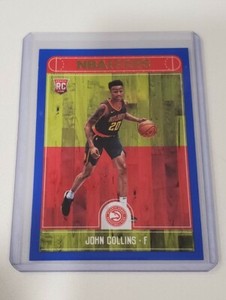 2017-18 Panini NBA Hoops John Collins Rookie RC Blue Parallel 🔥 Atlanta Hawks 