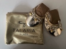 TALARIA Flats, Foldable Ballet Flats For Women Lightweight Slip-On Dress Shoes 8