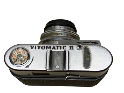 voigtlander vitomatic II 35mm Rangefinder Film Camera W/ Color