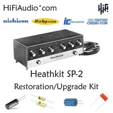 Heathkit sp-2 preamp restoration upgrade kit recap capacitor rebuild repair