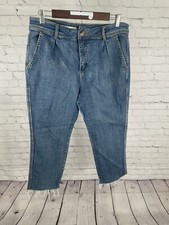 Pilcro And The Letterpress By Anthropologie Hi Rise Relaxed Ankle Jean Size 30