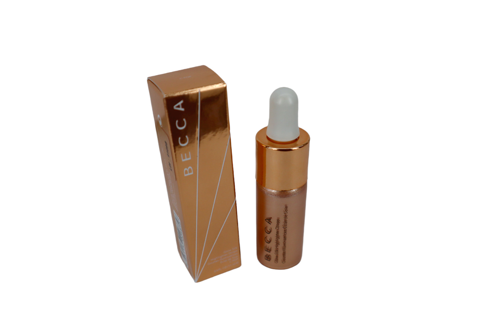 BECCA Glow Silk Highlighting Drops Champagne Pop 0.4oz ~ Limited Edition~ NEW
