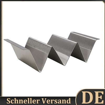 Taco-Shell-Halter aus Edelstahl, mexikanisches Pfannkuchen-Halterungstablett (mi