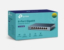 TP-Link TL-SG108 8-Port 10/100/1000 Mbps Gigabit Ethernet Desktop Switch