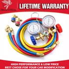 R134A Refrigeration Tools Car HVAC Air Conditioner Manifold Gauge Set R502A