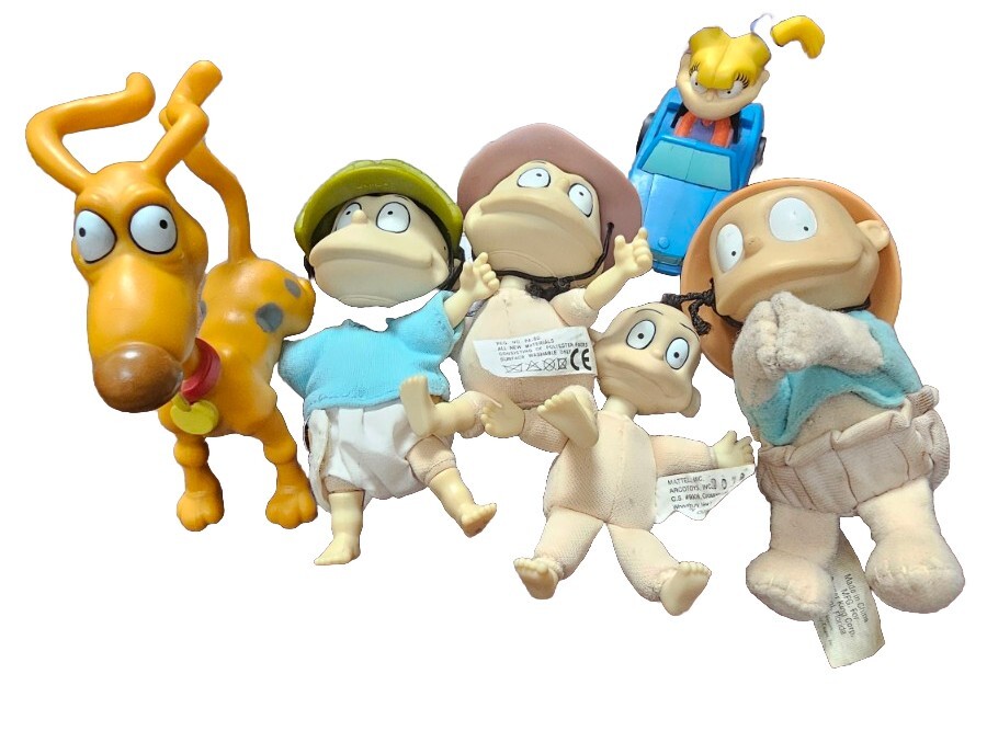ニコロデオンRUGRATSフィギュア7体 ビンテージ Vintage Nickelodeon Rugrats Doll Figures Mattel 1997 Lot of 6 | eBay