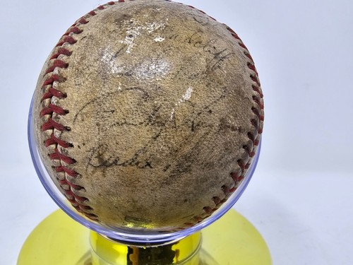 1941 Detroit Tigers Signed Ball Detroit Special Newhouser Shea Benton Pinky - Picture 9 of 12