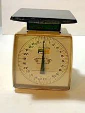 VINTAGE Hanson Kitchen Utility Scale 25 Pound White Farmhouse DECOR DISPLAY USE
