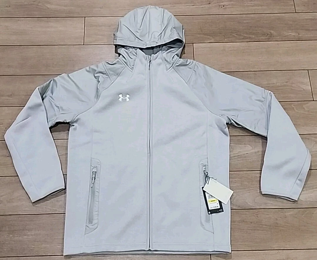 $125 Under Armour Mens M Mod Grey UA Storm Swacket Team Loose Jacket 1360962 011