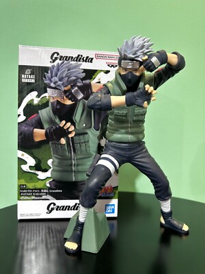 NARUTO-ナルト- 疾風伝 Grandista-HATAKE KAKASHI Bandai Namco Naruto Shippuden Grandista Kakashi Hatake Figure