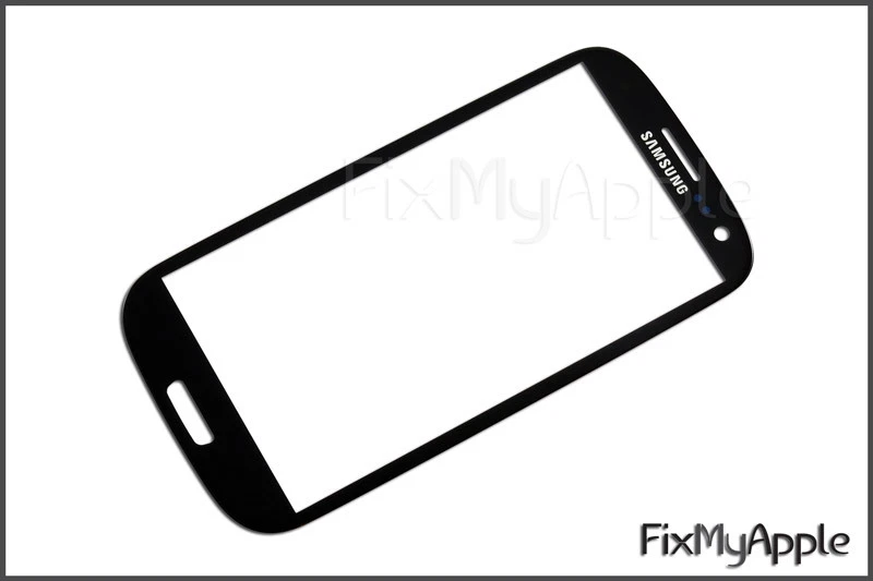Repuesto Lente Pantalla Cristal Frontal Samsung Galaxy S III S3 i9300 i9305 Negro Foto 2 de 4