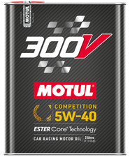 Motul 2L Synthetic-ester Racing Oil 300V COMPETITION 5W40 10x2L - Case of 10 57.02 per gallon
