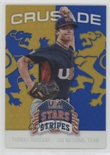 2015 Panini Stars and Stripes Crusade Blue Thomas Burbank #91 o6n