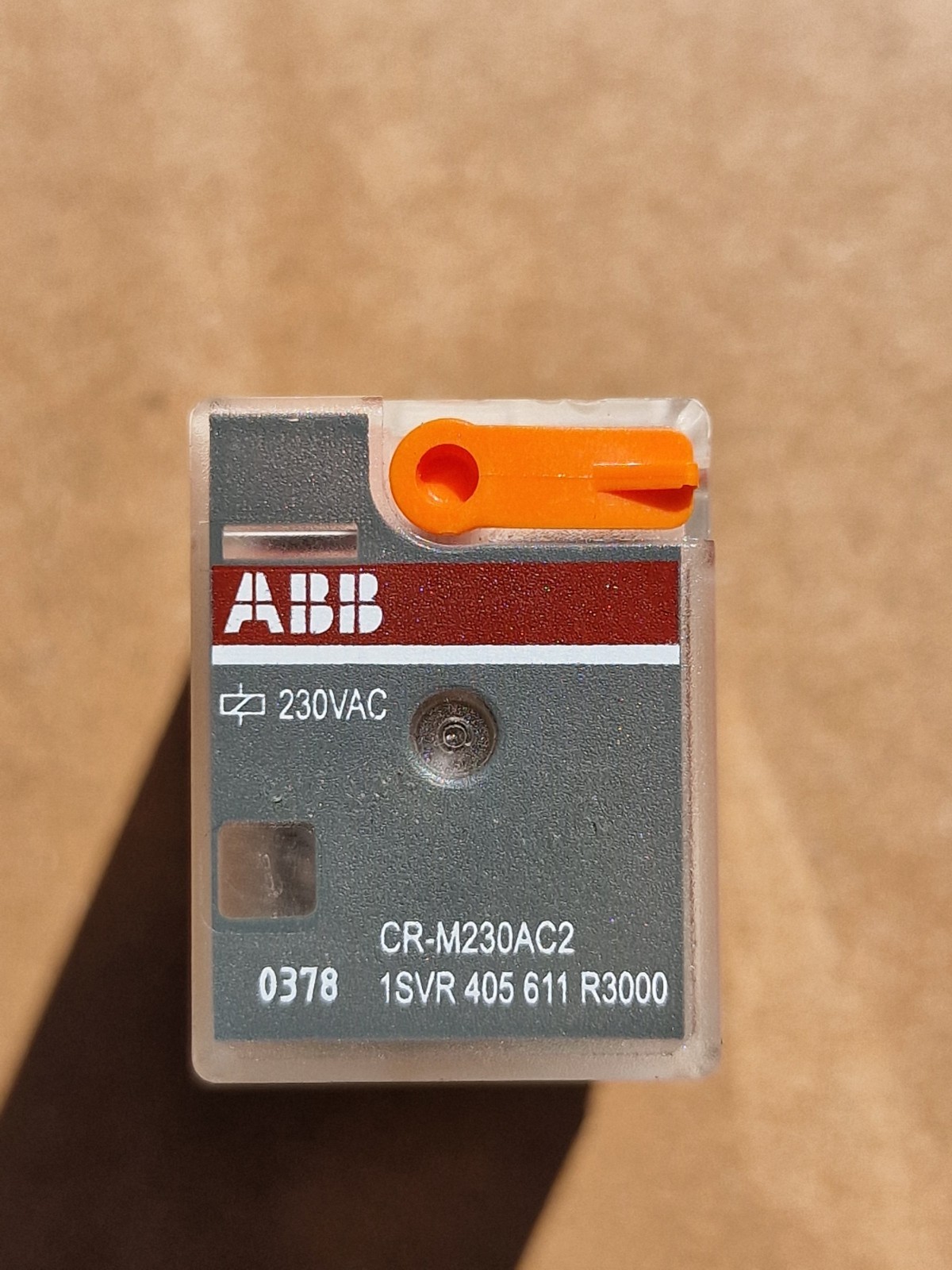 ABB Plug In Relay CR-M230AC2 Relay 2We, A1-A2=230V/AC, 12A, 1SVR405611R3000