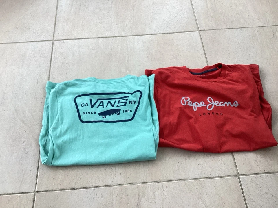 2 Small T Shirts One VANS One Pepe Jeans Size Small Excellent Condition - Image 1 of 4