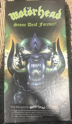 Motorhead - Stone Deaf Forever Box Set 5 CDs Booklet & Poster
