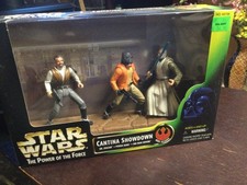 1997 Star Wars The Power of the Force Cantina Showdown Action Figures