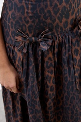 Damson Madder Persephone Midi Dress - Dark Leopard Side 16 | eBay