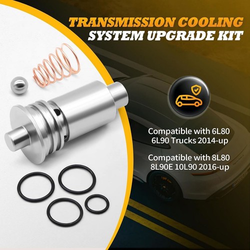 STL010 Cooling Flow Bypass Valve Set For GM Transmission 6L80 6L90 8L90 10L90 - Picture 14 of 14