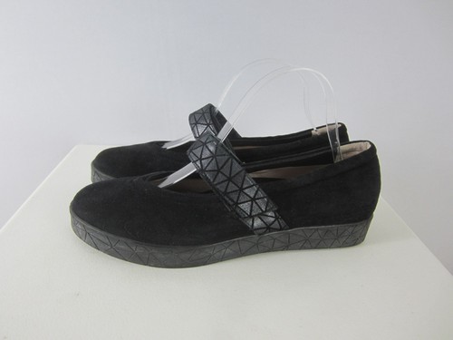 BeautiFeel Womens 10 - 10.5 Victoria Black Suede Mary Jane Shoes Platform EU 41 - Picture 4 of 16