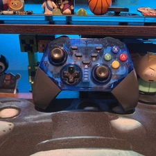 Wireless Pro Controller Style Gamepad For Nintendo Switch- Blue (Without Cable)