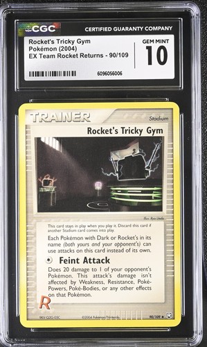 Rocket's Tricky Gym graded CGC 10 for sale on eBay
