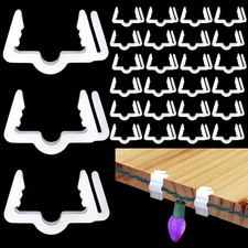 Christmas Light Hangers Clips 7/8 inch Fascia Board Clips Hooks Holiday Deck ...