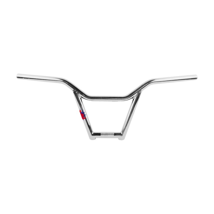 WeThePeople Bomb BMX Flatland Handlebar - Lightweight Chrome Cr-Mo 8.25'' Rise