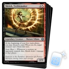 SHRIEK, TREBLEMAKER X4 Marvel's Spider-man SPM Magic MTG MINT CARD