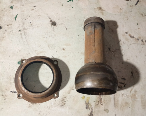 37-54 Chevy all car/ truck torque tube ball, with retainer, used very nice