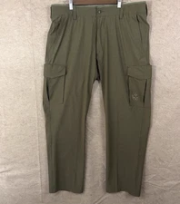 Zero Foxtrot Lite Utility Cargo Pants Mens 40x32 Green Nylon Stretch