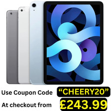 Apple iPad Air 1st/2nd/4th Generation Unlocked - All Colors- All Sizes Very Good