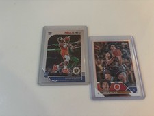NBA Hoops Premium Stock Luguentz Dort RC- Topps Chrome All American Jared McCain