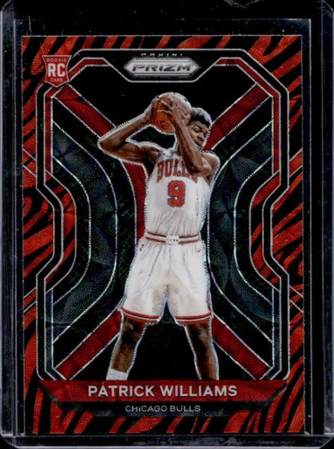 2020-21 Panini Prizm Patrick Williams RC Choice Tiger Stripe Prizm #288 Bulls