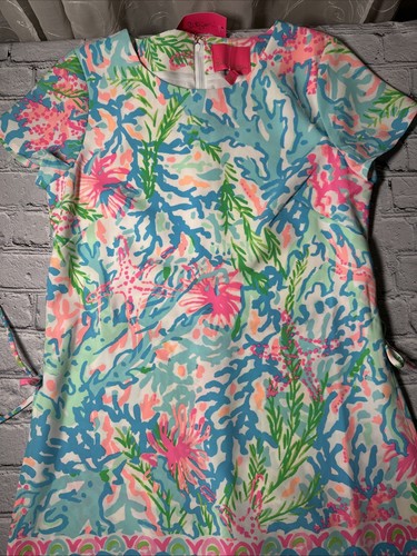 Mameluco Lilly Pulitzer Blanco Elástico Manga Corta Coral Bay Talla 4 TOTALMENTE NUEVO - Imagen 17 de 20
