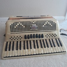 Vintage Excelsior Model 312Piano Accordion 120 Bass Made in Italy / Original