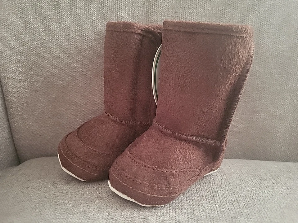 Target Circi Botas de Bebé Piel Sintética Marrón Talla 0-6 Meses Botines Zapatillas 🔥 Foto 3 de 4