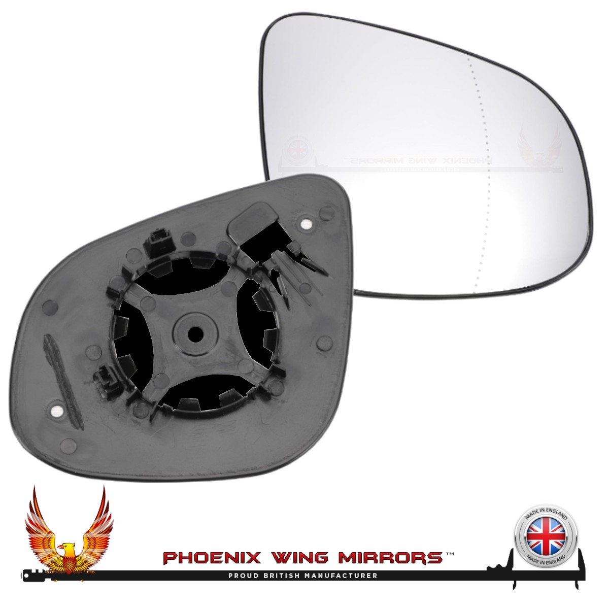 For Nissan NV250 Door Wing Mirror Glass 2019-2025 Clip On Base Right Hand Side