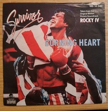 Vinyl Single Survivor - Burning Heart (Rocky ...